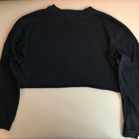 KILLIN’IT  Crop Black Ripped off Sweater - Picture 6 of 7